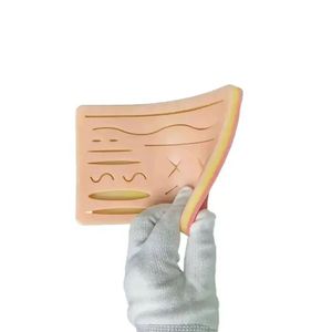 Tampon de pratique de suture pour étudiants en médecine en gros 3 couches pour la graisse de la peau et les muscles pour les étudiants Pratique du personnel de santé - Product Image 5