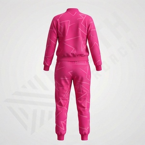 Survêtement de jogging pour femme avec logo personnalisé, manches longues, vêtements décontractés d'hiver, tissu tricoté sublimé uni, vêtements de sport, couleur personnalisée - Product Image 1