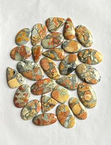 Piedra preciosa suelta de cabujón de jaspe Maligano natural de alta calidad para la fabricación de joyas a precio mayorista - Product Image 3