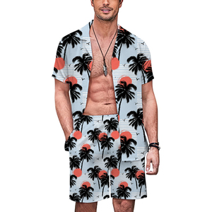 <b>Men's</b> High Quality Summer Hawaiian <b>Beach</b> <b>Shirt</b> with Shorts Custom Printing High Street Style PayPal Verified - Product Image 6
