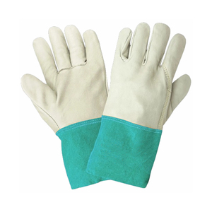 2025 nuevos guantes de soldadura de cuero resistentes personalizados para hombres seguridad Industrial con palma transpirable para uso diario Nuevo diseño de pistola - Product Image 3