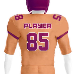 Coloré respirant hommes portent sport entraînement uniforme ensemble football américain hauts maillot de football américain hommes - Product Image 6