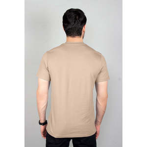 T-shirt col rond GUAZ 100% coton, coupe ajustée, tissu jersey 300 grammes, impression sérigraphique avec étiquette personnalisée, motif logo uni - Product Image 5