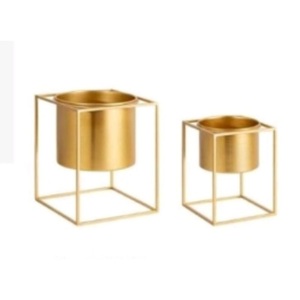 Jardinière en métal couleur pleine jardinière intérieure extérieure de haute qualité pour hôtel hall centres commerciaux salles d'exposition décoration utilise - Product Image 3