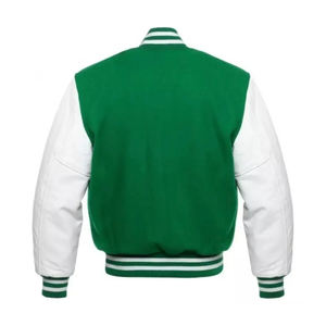 Chaqueta Universitaria Unisex de Chicago, Impermeable, Cortavientos, Interior Acolchado, Ajuste Holgado, Letras de Fieltro, Ropa de Calle Formal de Primavera - Product Image 1