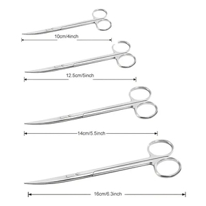 กรรไกรผ่าตัดสัตวแพทย์สแตนเลสแบบใช้ซ้ำได้มีดีไซน์ไอริสสำหรับการผ่าตัดสุนัขรวมถึงคีมผ่าตัด - Product Image 2