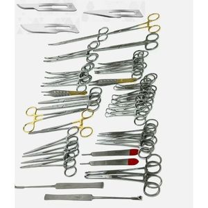 2025 HAUTE QUALITÉ 38 PCS CANINE + FELINE SPAY PACK INSTRUMENTS CHIRURGICAUX VÉTÉRINAIRES Ciseaux, Forceps Set - Product Image 5
