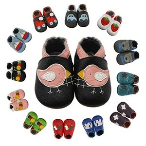 Leather <b>Slippers</b> Baby Shoes Baby Boys Girls First Walkers Suede Sole <b>Waterproof</b> Cotton Lining Mixed Colors - Product Image 6