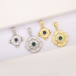 Collezione di Ciondoli Art Deco all'Ingrosso, Placcati in Oro/Argento con Pietre Preziose, Charm Retrò per Bambini, Importatori e <span class=keywords><strong>Distributori</strong></span> - Product Image 2