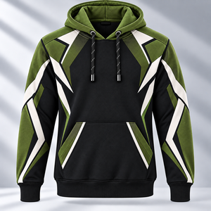 Sweat-shirt streetwear homme 100% coton, qualité supérieure, personnalisable, pour l'hiver - Product Image 1
