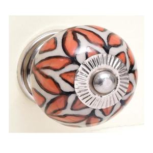 Perillas de cerámica de flores rojas, tiradores de cajón para armario, tocador, baño, armario, perillas de cocina, perillas para muebles - Product Image 5