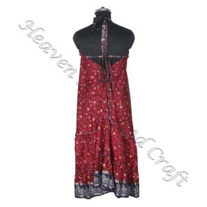 SD017 indien pakistanais coton Saree/Shari/Shari Hippy Boho Style moderne nouvelle robe en soie Vintage avec Style indien moderne - Product Image 4