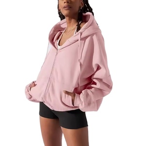 Conjunto Deportivo de 2 Piezas para Mujer, Otoño-Invierno, con Capucha y Logotipo Frontal - Product Image 1