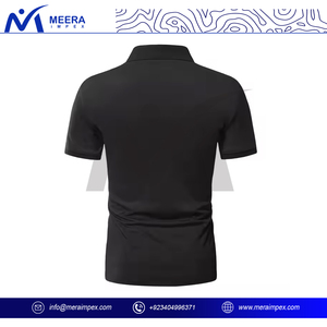เสื้อเชิ้ตผู้ชายคลาสสิก ผ้าถักคุณภาพพรีเมียม 100% คอตตอน สวมใส่สบาย แห้งเร็ว ดีไซน์ทันสมัย แขนสั้น เหมาะสำหรับเล่นกีฬา - Product Image 3