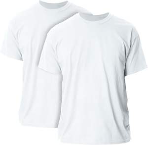 Camisetas lisas de gran tamaño con cuello Polo de algodón 6XL para hombre con logotipo personalizado, camisetas de Otoño de manga corta teñidas con hilo de sublimación en blanco - Product Image 3