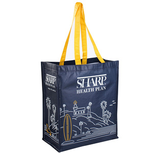 Large Premium Quality Heavy Duty RPET <b>bag</b> Tote <b>Bag</b> Set Reusable Grocery Shopping <b>Bags</b> <b>Long</b> Handles Foldable OEM/ODM in Vietnam - Product Image 4