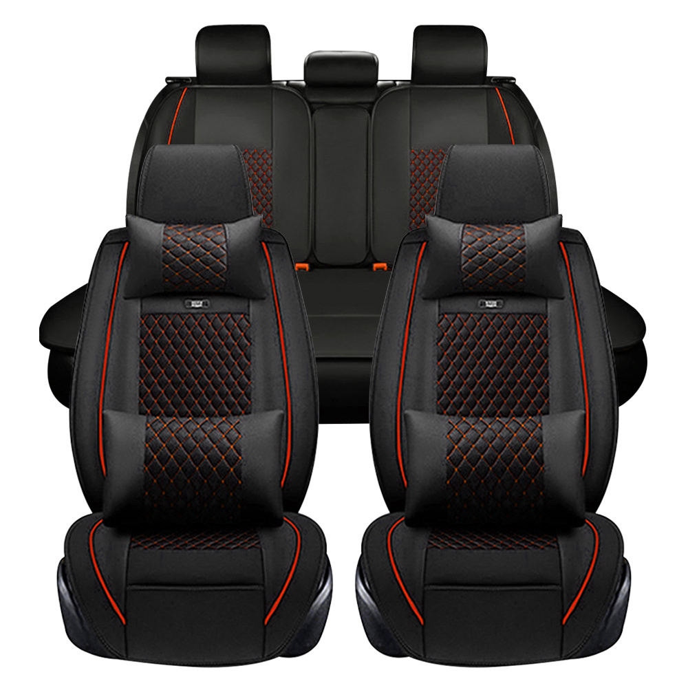 Car Leather Headrest Covers Durable Stylish Protection