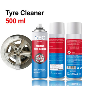 Limpiador de Neumáticos KEC Ultimate All Wheel con Aroma a Limón, 500 ml, en Aerosol, pH 8.2, Limpia Ruedas y Neumáticos, Deja un Residuo Negro Sutil - Product Image 2