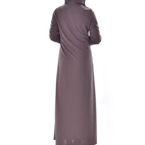Thobe / Thawb prix de gros Abaya pour femmes couleur unie nouveau Design vêtements islamiques robe musulmane Abaya pour femmes Service OEM - Product Image 3