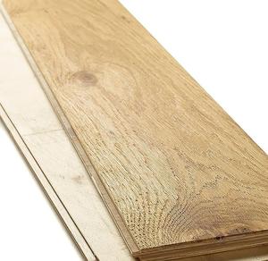 Le plancher en bois machiné emballe le chêne brun d'or rustique de 18mm balayé des échantillons de 18mm - Product Image 6