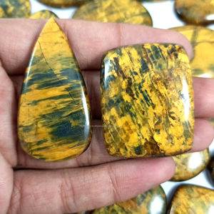 Pierre précieuse naturelle Nellite Pietersite Cabochon Guérison Enroulement de fil Rieki Chakra Pierre précieuse en vrac pour la fabrication de bijoux - Product Image 1