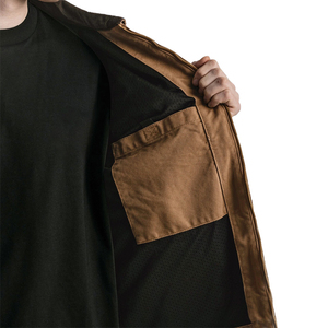 OEM Custom logo Heavy Duty Canvas Casual <b>Jacket</b> Blank Work Hunting Short <b>Down</b> <b>Duck</b> Canvas Corduroy Neck Men Work <b>Jacket</b> for Men - Product Image 6