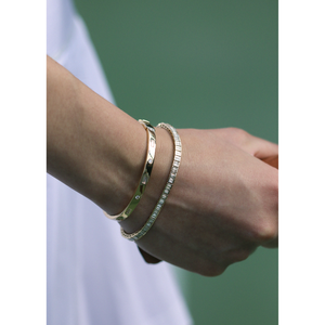 Pulsera de Tenis Chris Fashion con Diseño Baguette - Product Image 5