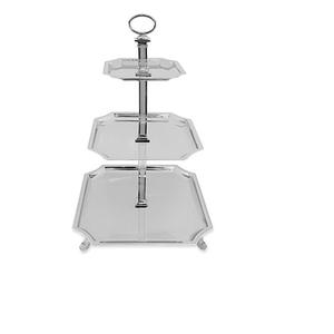 Soporte para Pastel de Alta Calidad para Decoración de Mesa de Fiesta de Cumpleaños, Acabado Niquelado, Soporte para Pastel Multifuncional, Bandeja para Servir Pastel - Product Image 1