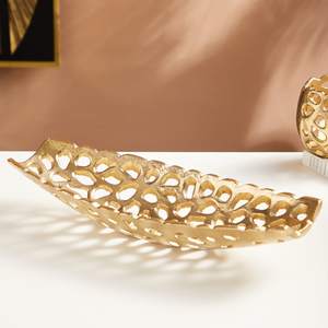 Vajilla Plato Utensilios de cocina con cabeza de ciervo dorado nuevo diseño decorado Hoteles restaurantes Fabricante Mayorista proveedor - Product Image 3