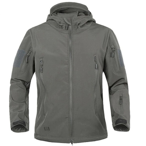 Veste Softshell d'hiver en polyester imperméable coupe-vent, uniforme de travail extérieur avec logo personnalisé - Product Image 2
