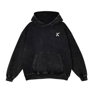 Sweat à capuche en molleton 100 % coton de haute qualité pour homme, hiver, écologique et respirant, coupe classique, décontracté, pour l'extérieur et le streetwear - Product Image 1