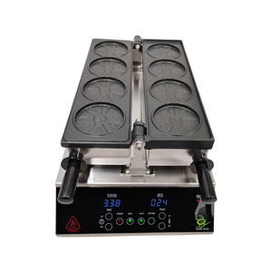 Tự động năm ổ bánh hai cá hotteok Maker cooktech Hàn Quốc Snack máy thép không gỉ SUS304 nhanh chóng nướng công nghệ - Product Image 1