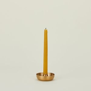 Bougeoir en acier inoxydable de style vintage avec finition dorée, utilisé pour la décoration de la maison et des événements - Product Image 2