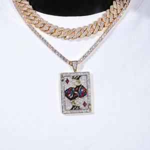Meilleur design, plaqué or, argent 925, moissanite VVS, pendentif hip-hop glacé, bijoux pour rappeurs au meilleur prix - Product Image 5