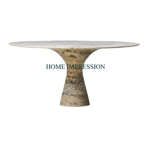 แท่นโชว์เค้กหินอ่อนทรงกลมเรียบง่ายและสง่างามสำหรับเสิร์ฟเค้กวันเกิดและของว่างตกแต่งอุปกรณ์โต๊ะกลางของคุณ - Product Image 4