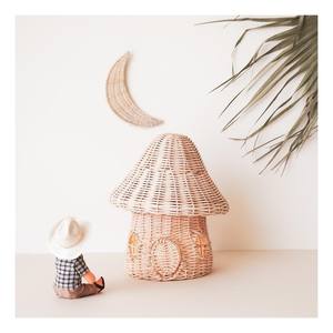 Casa de muñecas de mimbre para niñas, juguetes hechos a mano con forma de fruta, venta al por mayor - Product Image 1