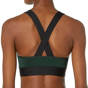 Sujetador Deportivo de Fitness para Mujer, 100% Poliéster, Talla XL, Ligero, de Secado Rápido, Transpirable, Espalda Cruzada, Diseño Sólido, Antibacteriano - Product Image 2