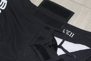 Pantalones Cortos de MMA con Cordón Elástico Sublimado de Primera Calidad, Pantalones Cortos de Boxeo con Textura Personalizada, Casuales, 100% Algodón Transpirable, Logotipo Personalizado - Product Image 5