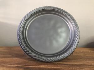 HoReCa เครื่องครัว PP แบบใช้แล้วทิ้ง,จาน PP 7 ''สีเงินสีทองใช้ซ้ำได้ - Product Image 2