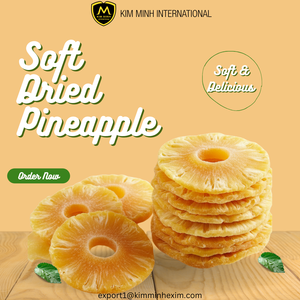 Natural Soft Dried Pineapple _ Moist & <b>Chewy</b> Texture - Product Image 2