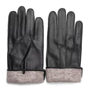 OEM Nouvel arrivage de gants d'hiver en cuir pur tendance Gants d'hiver en cuir de mouton les plus vendus - Product Image 3