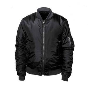 แจ็คเก็ตบอมเบอร์คอปกตั้งสำหรับผู้ชายสไตล์ไฮสตรีทแฟชั่นคอลเลกชันฤดูใบไม้ผลิฤดูหนาวออกแบบได้ตามต้องการมีลวดลายตกแต่งบริการ OEM - Product Image 2