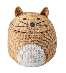 Cesta de Almacenamiento de Animales Tejida a Mano Más Vendida, Cesto para Ropa Sucia, Organizador del Hogar, Cesta de Jacinto de Agua de KingCraftViet - Product Image 2