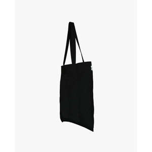 Black Cotton Plain Tote <b>Bag</b> Medium Size <b>Long</b> Handle Recyclable Heat Transfer Personalized Beach <b>Bag</b> for Advertising (Pack 20) - Product Image 3