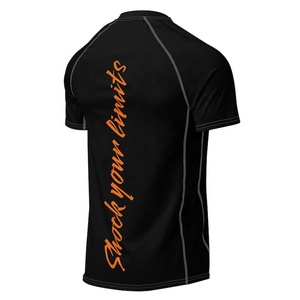 Camiseta de Compresión para Hombre 2026 con Estampado por Sublimación de Secado Rápido, con Logotipo Personalizado, para Entrenamiento de MMA, NO GI, Grappling, Jiu Jitsu, BJJ - Product Image 2