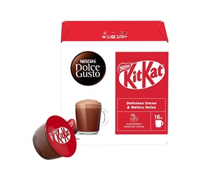 Cápsulas de Café NESCAFÉ Dolce Gusto KitKat Chocolate Caliente, paquete de 16 - Product Image 1