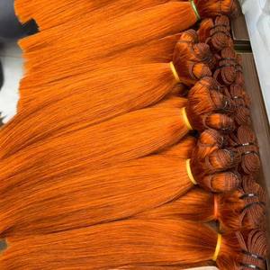 Wholesale Virgin Natural Human Hair Weft Extensions for Women Weft Hair Extensions Human Hair Unprocessed Luxury - Product Image 1