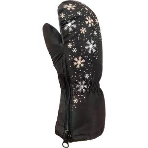 Manoplas de esquí de cuero cálido resistente al agua con logotipo personalizado para niños guantes de invierno al aire libre a prueba de viento para snowboard - Product Image 5