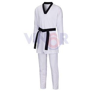 Tenues de Taekwondo de haute qualité, tendance, personnalisées avec logo, couleur personnalisée sur demande, broderie personnalisée, service OEM, ensembles durables - Product Image 4