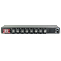 PDU Inteligente de 48V CC con Bloque de Terminales, Pantalla LCD de 8 Vías, Registro de Alarmas, Expansión de E/S, Centro Financiero, Energía Estable, Personalizable de Alta Gama